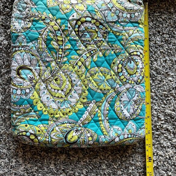 Y2K Vera Bradley Crossbody Bag with Blue And Yellow Paisley Boho Print - Picture 7 of 8
